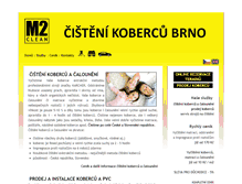 Tablet Screenshot of m2-clean.cz